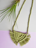 Small Geo Macrame Necklace