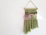 Green Macra-weave Wall Hanging